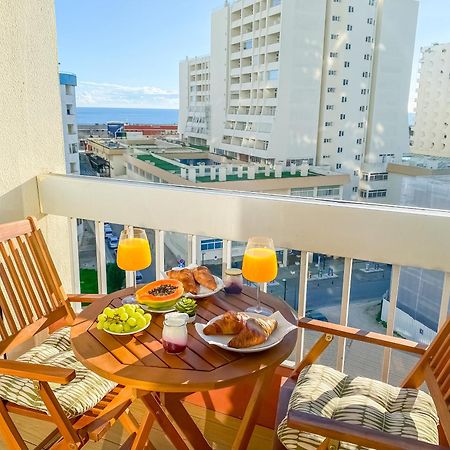 Luxury 2 Min Beach With Balcony, Ocean View, Wifi, Ac, Smarttv Portimao Ngoại thất bức ảnh