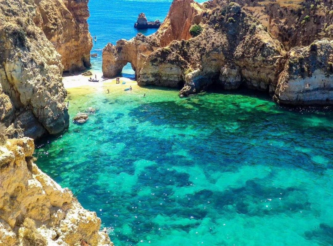 Luxury 2 Min Beach With Balcony, Ocean View, Wifi, Ac, Smarttv Portimao Ngoại thất bức ảnh